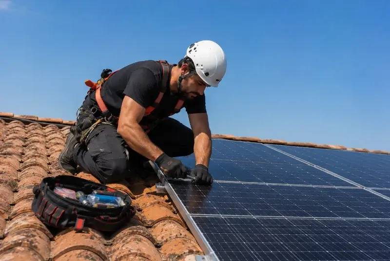 Maintenance et monitoring de panneaux solaires à Pexiora