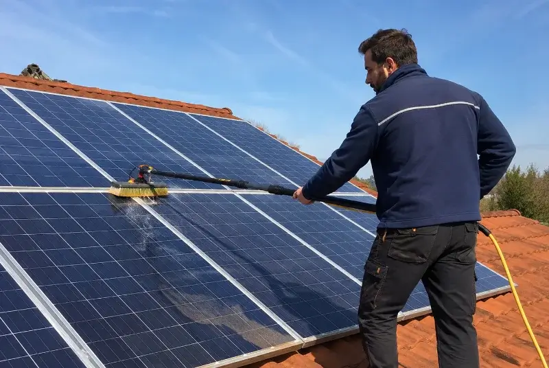 Nettoyage et entretien de panneaux solaires à Pexiora
